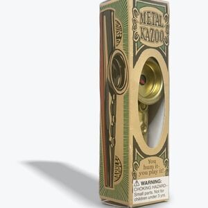 Metal Kazoo House of Marbles Novelty Musical Instrument Kids Toy Gift You Hum It